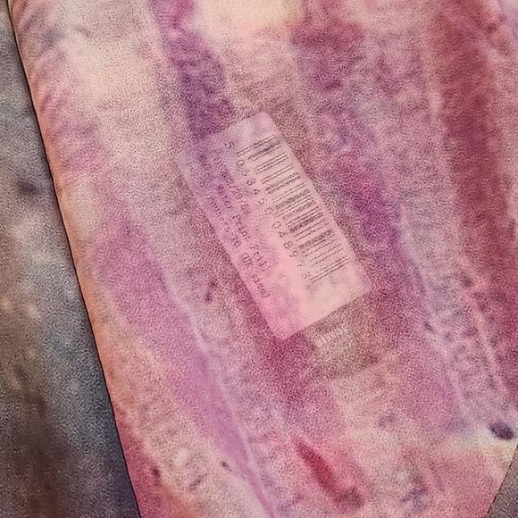 PrettyLittleThing PLT beach pants 6 green purple ruffles sheer wide leg swim new - Picture 9 of 10